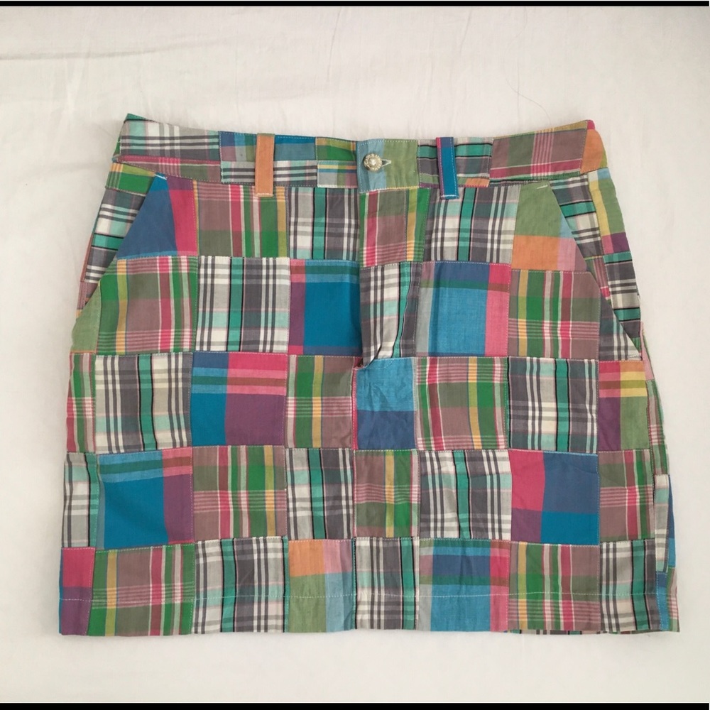 Cape Madras Mini Skirt Plaid Size 4